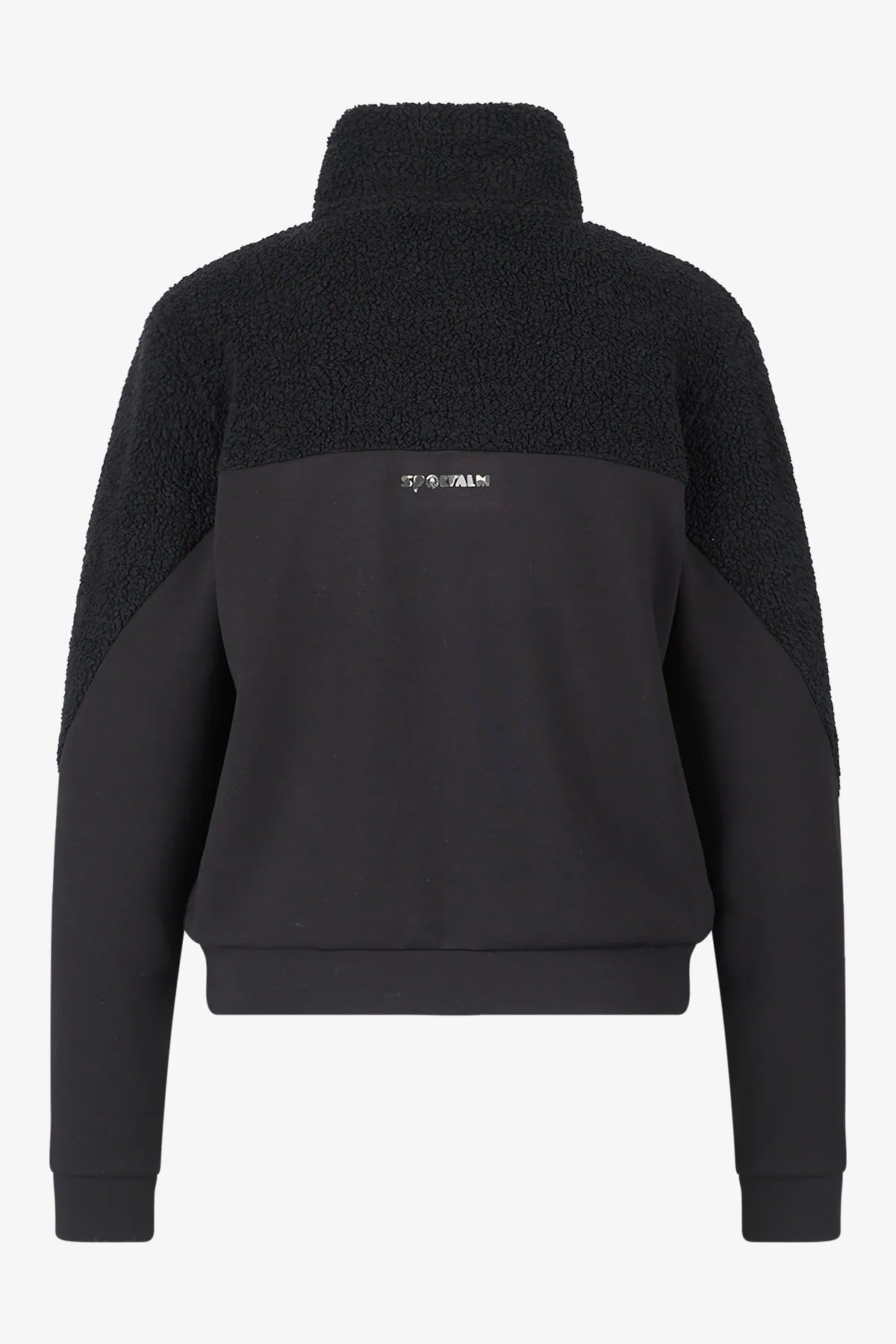 Sweat-Jacke mit Teddy-Stoff 02