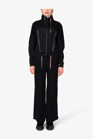 Sweat-Jacke mit Teddy-Stoff 03