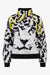 Fleece-Pullover mit Allover-Print 01