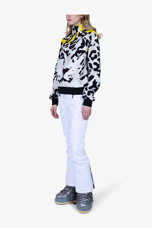 Fleece-Pullover mit Allover-Print 04