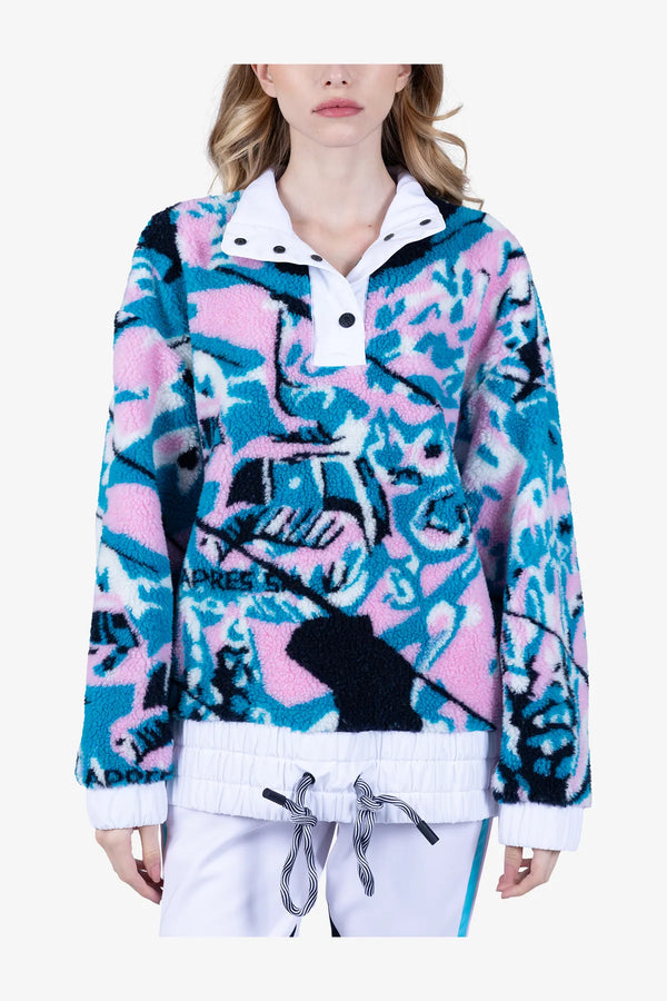 Plüsch-Anorak mit Stehkragen 06