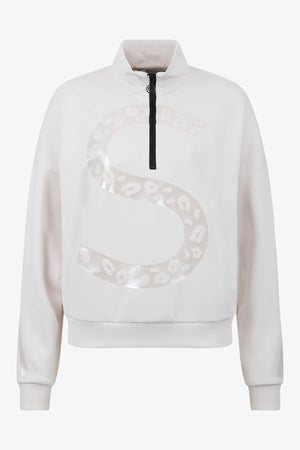 Sweater mit gelasterm "S" 01