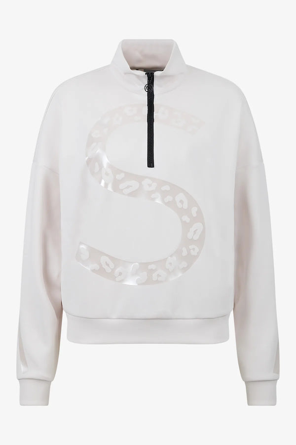 Sweater mit gelasterm "S" 01