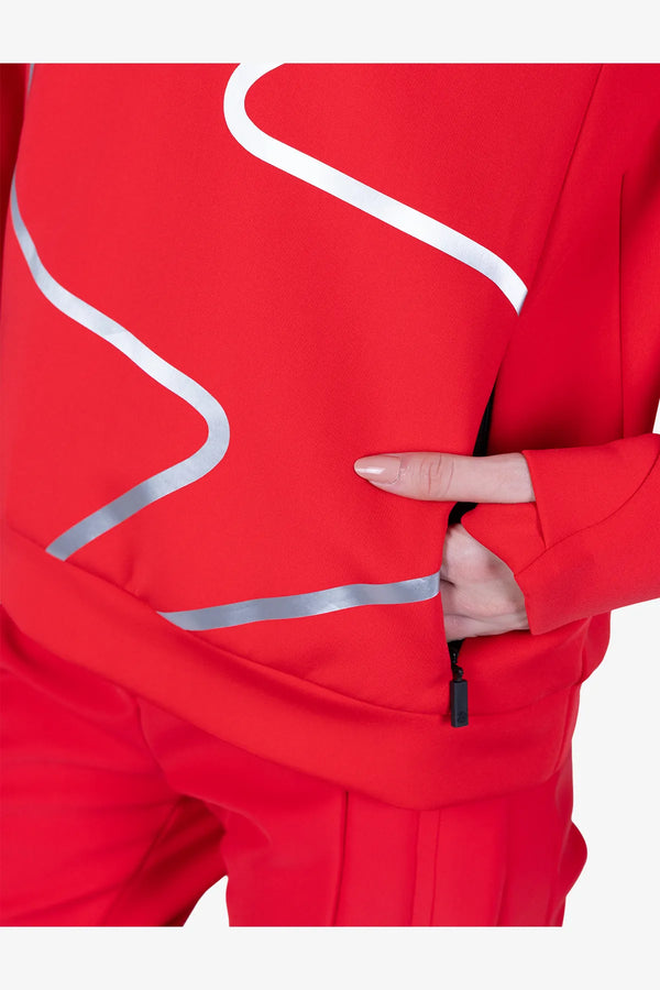 Sweatpulli mit großem Lasermotiv 07