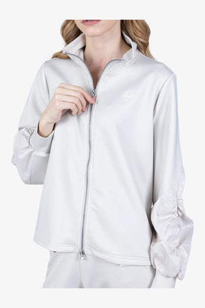 Sweatjacke mit extravaganten Ärmeln 06