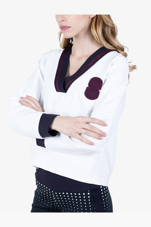 Cropped Sweatshirt im Retrostyle 06