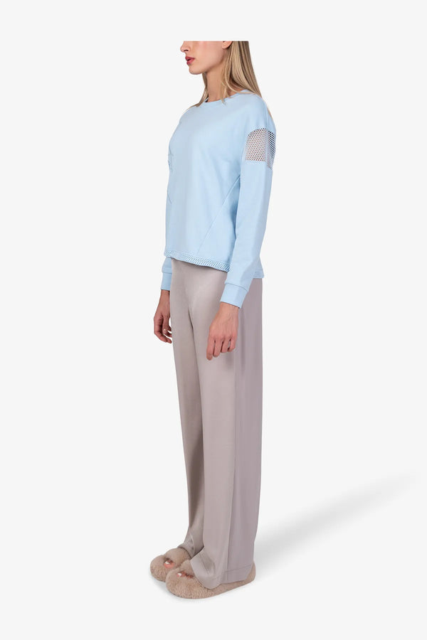Bestickter Baumwoll-Sweater 04