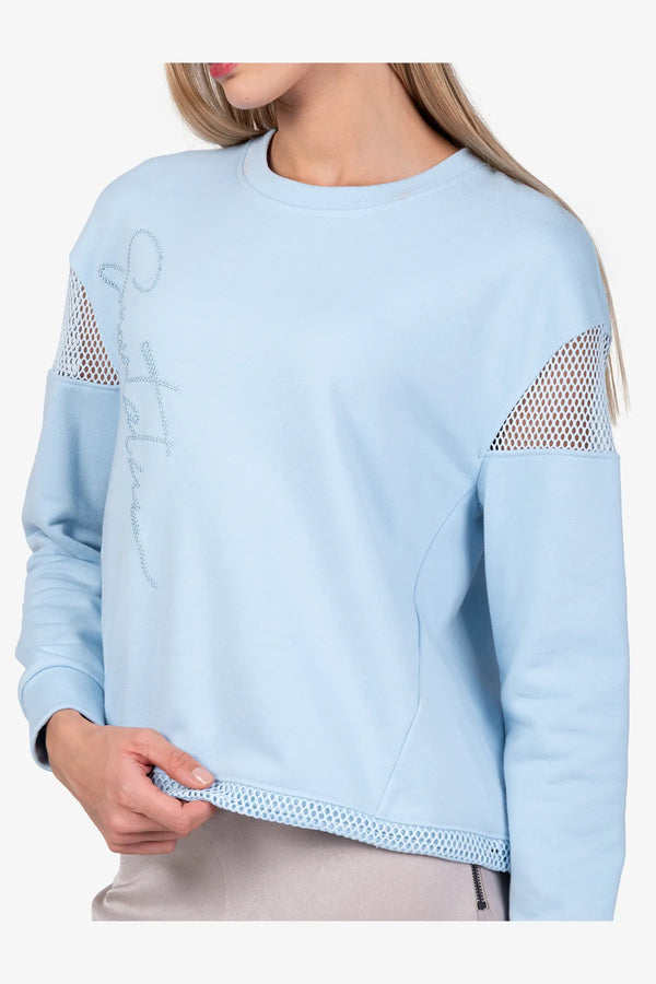 Bestickter Baumwoll-Sweater 06