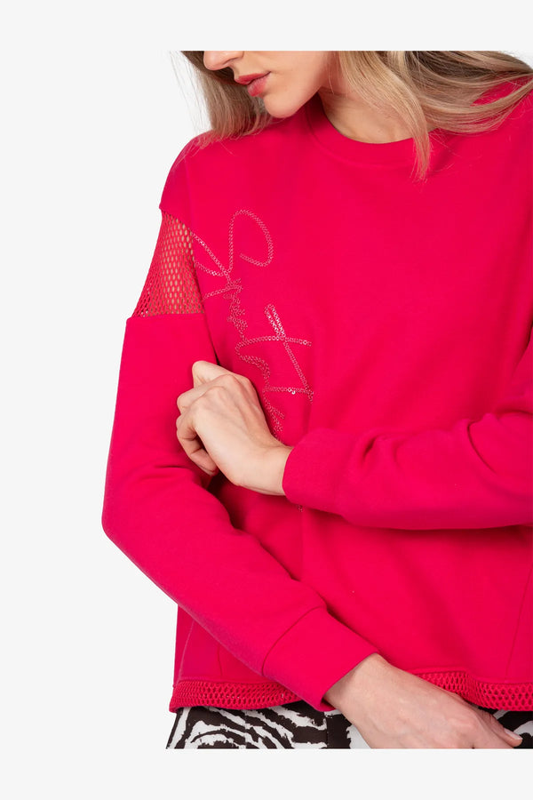 Bestickter Baumwoll-Sweater 06