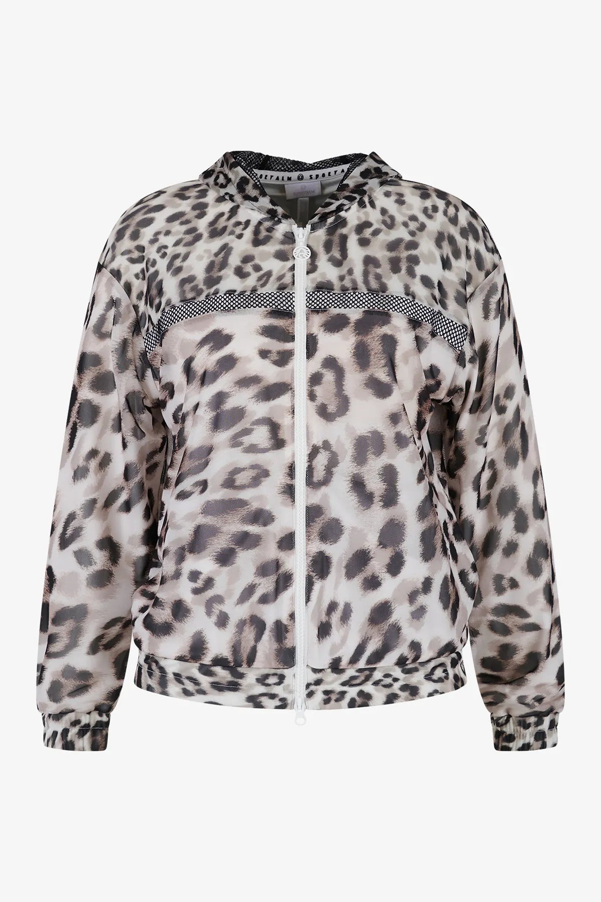 Leichte Jerseyjacke im Leo-Print 01