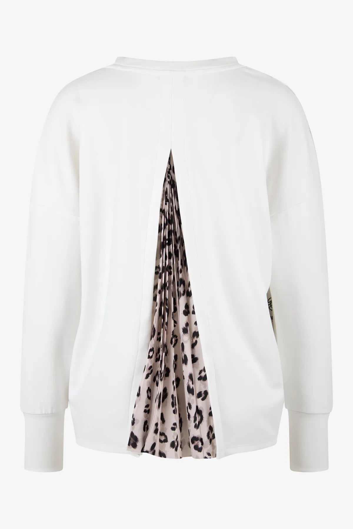 Baumwoll-Sweater mit platziertem Druck 02
