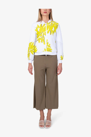 Blumenprint Sweatjacke 03