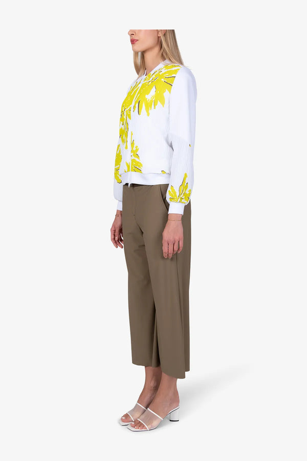 Blumenprint Sweatjacke 04