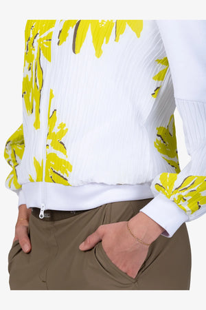 Blumenprint Sweatjacke 06