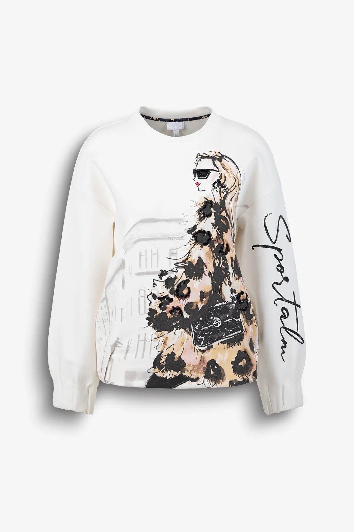 Sweatshirt mit 3D-Details 01