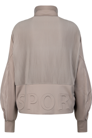 Sweatjacke mit extravaganten Ärmeln