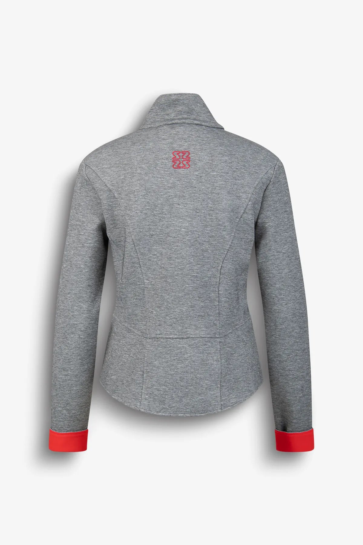Sweatjacke mit roten Akzenten 02