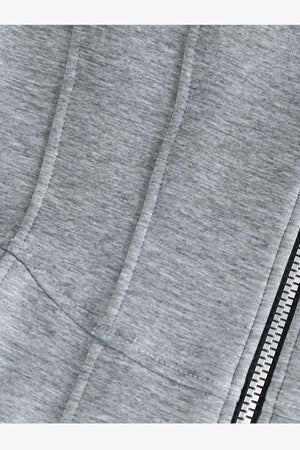 Sweatjacke mit roten Akzenten 08