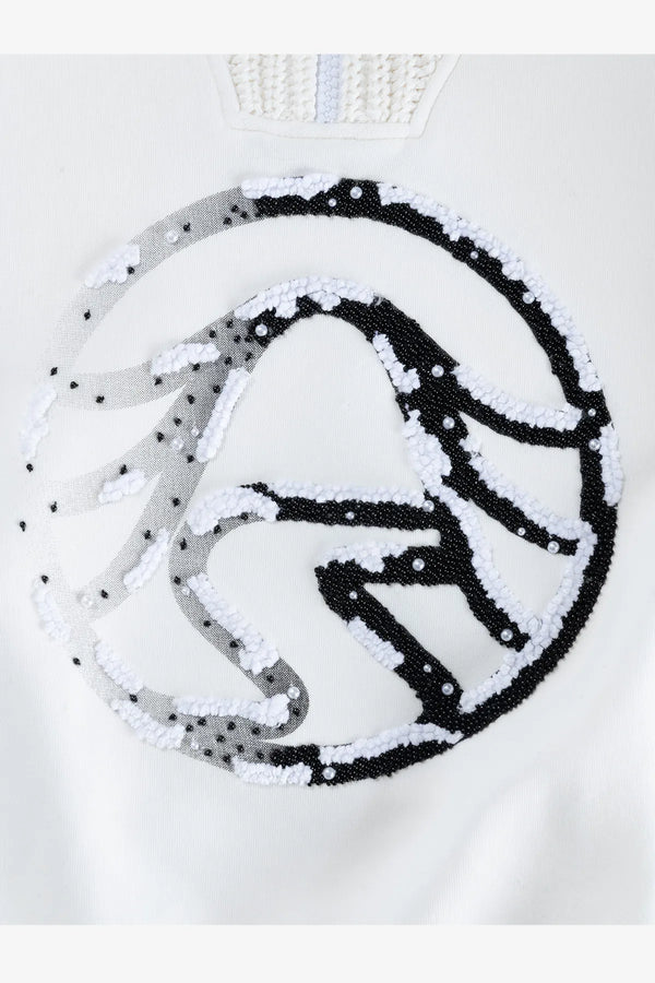 Sweatshirt mit Strickkragen 07