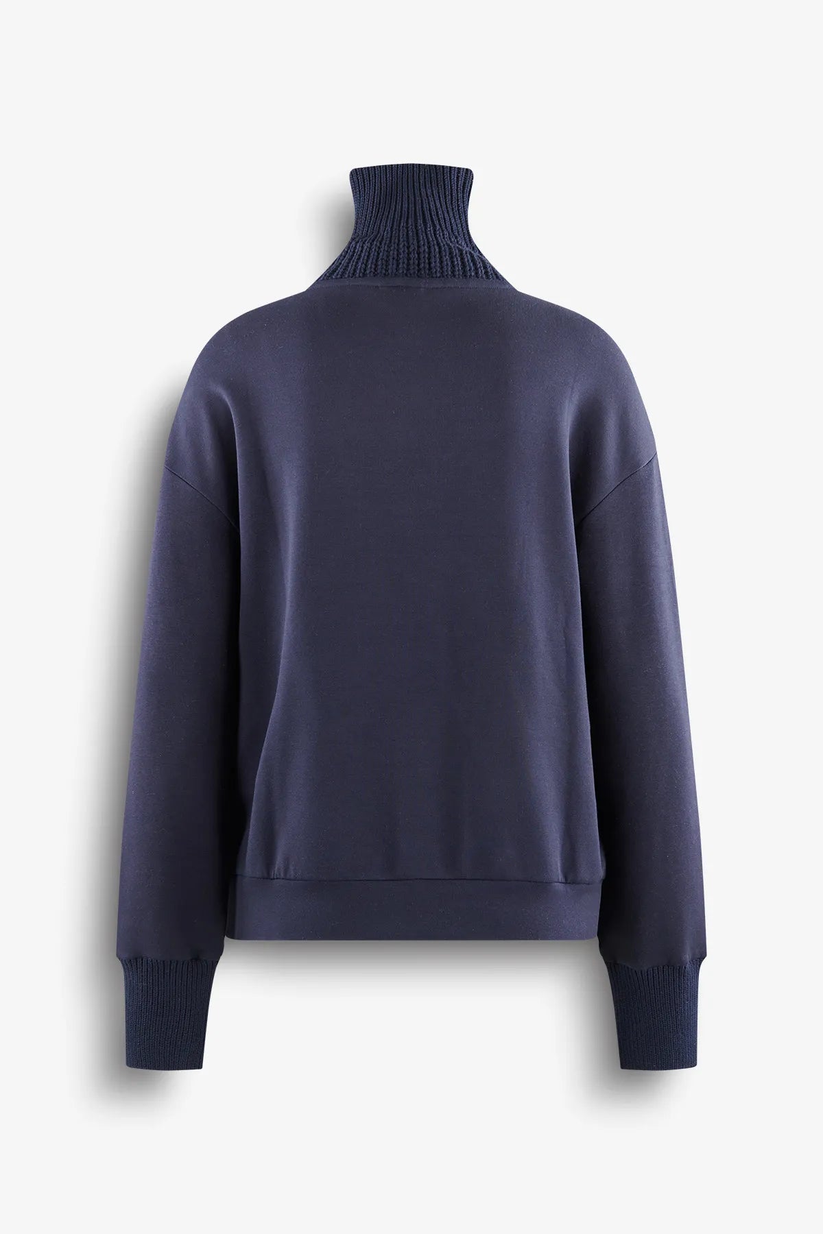 Sweatshirt mit Strickkragen 02