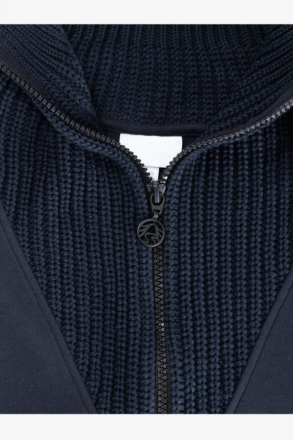 Sweatshirt mit Strickkragen 06