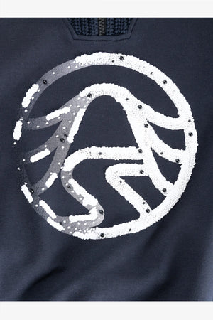Sweatshirt mit Strickkragen 07