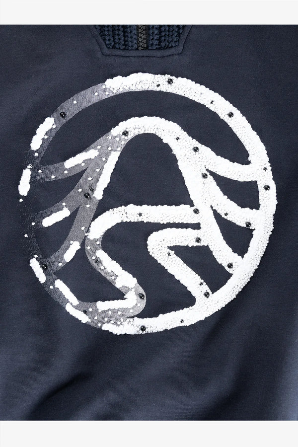 Sweatshirt mit Strickkragen 07