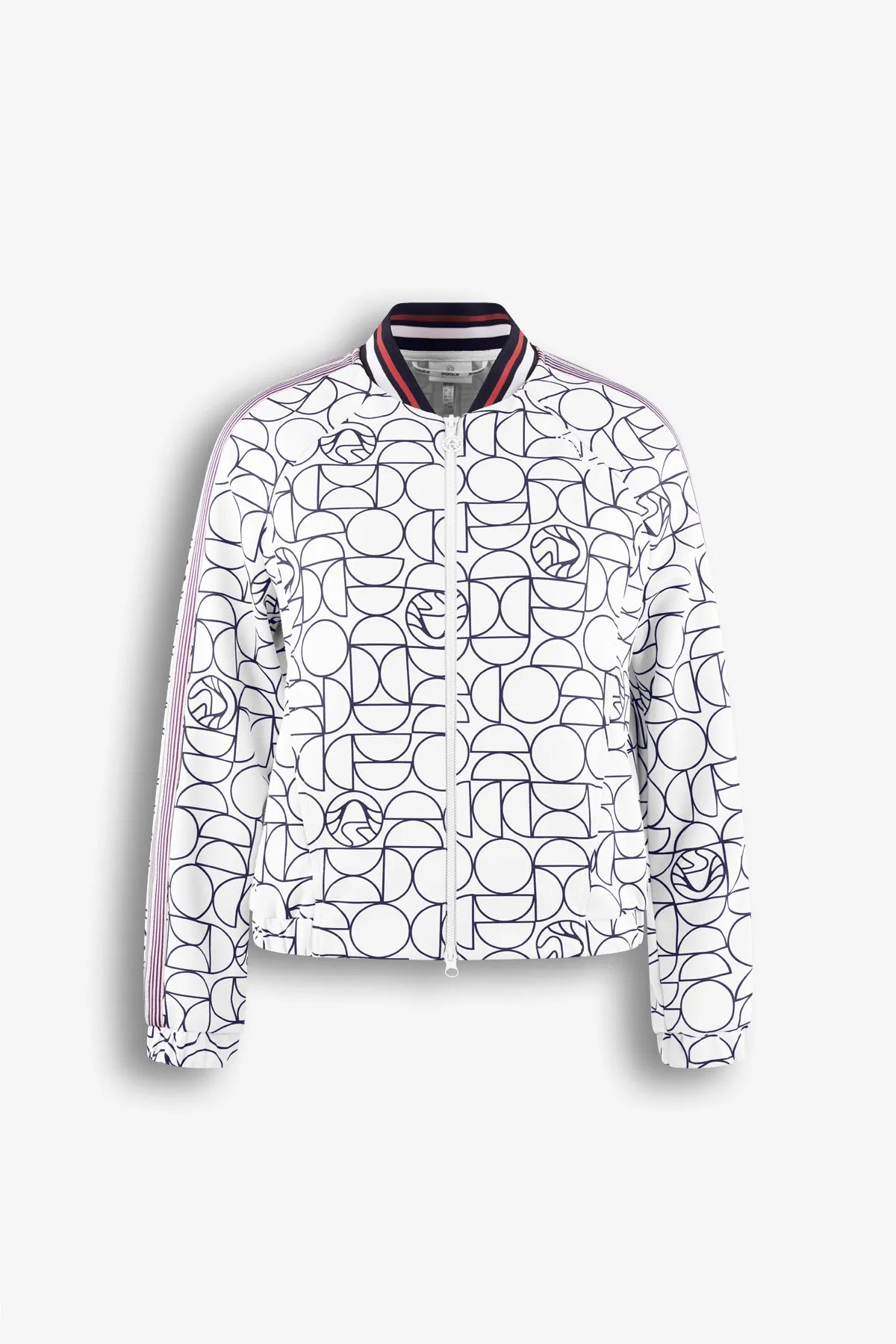 Jerseyjacke mit Netzband-Detail 01