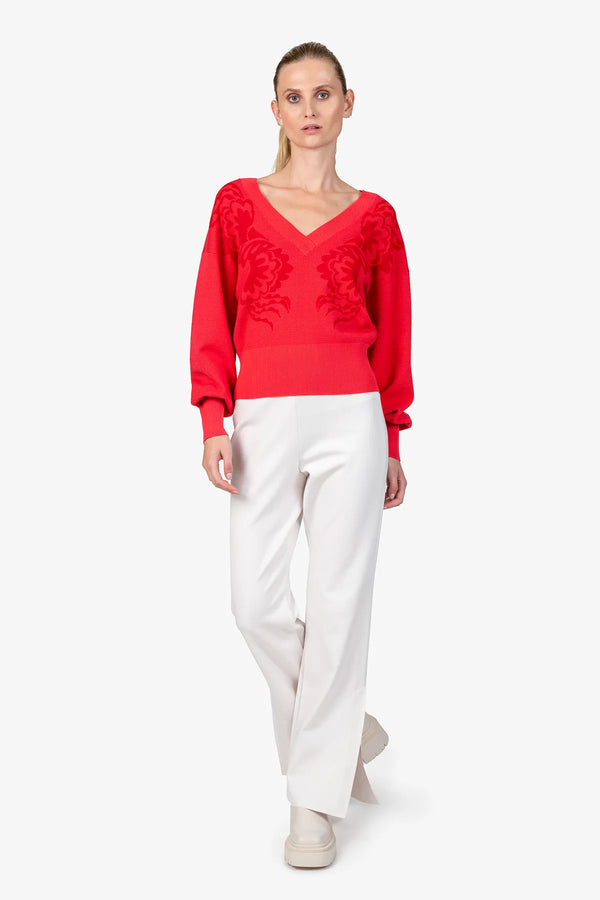 Pullover mit V-Ausschnitt 02