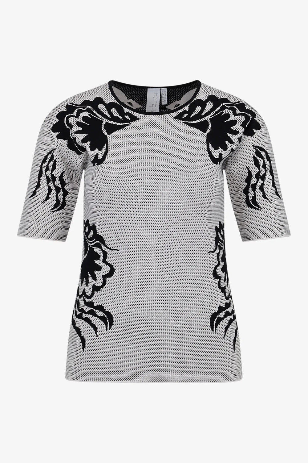 Kurzarm-Shirt mit Rundhalsausschnitt 01
