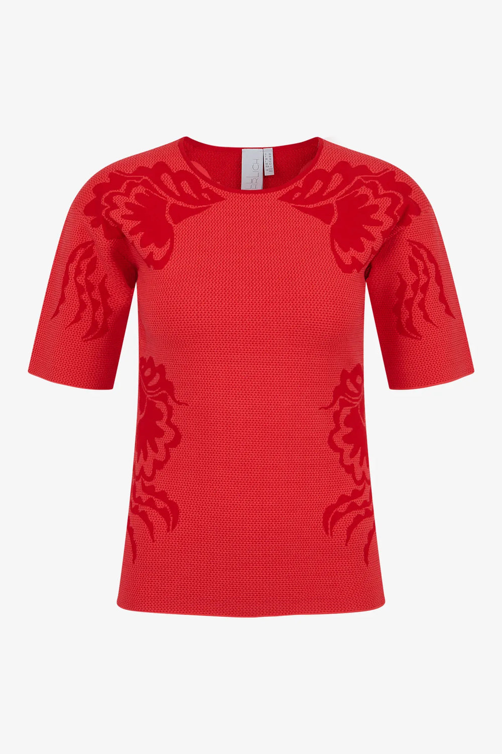 Kurzarm-Shirt mit Rundhalsausschnitt 01