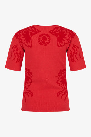 Kurzarm-Shirt mit Rundhalsausschnitt 02