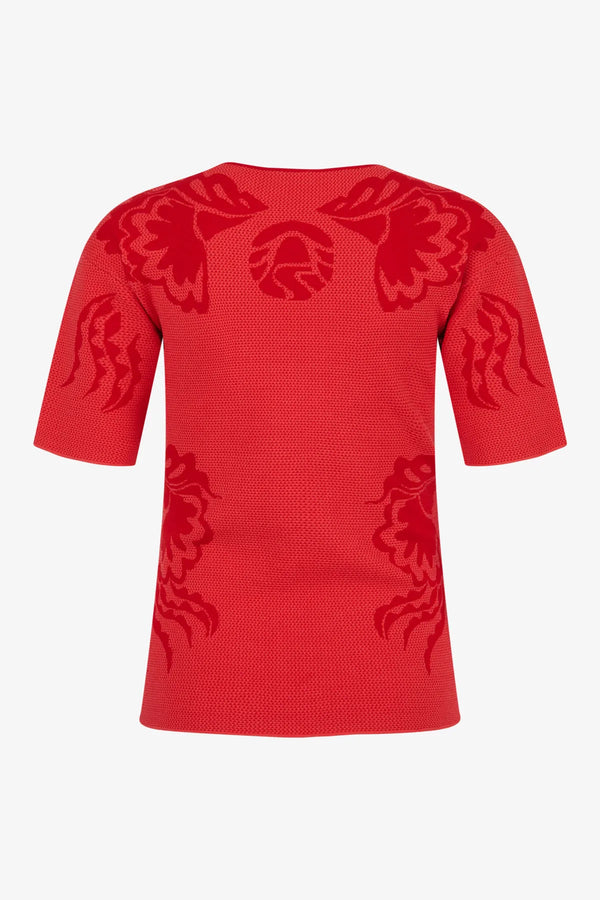 Kurzarm-Shirt mit Rundhalsausschnitt 02