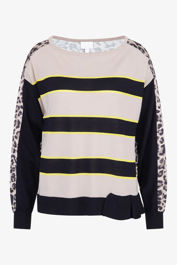 Pullover mit U-Boot-Ausschnitt 01