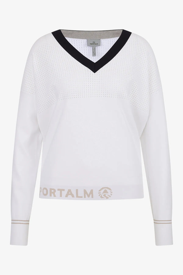 Pullover mit V-Ausschnitt 01