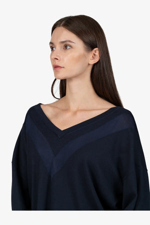 Pullover mit V-Ausschnitt 07