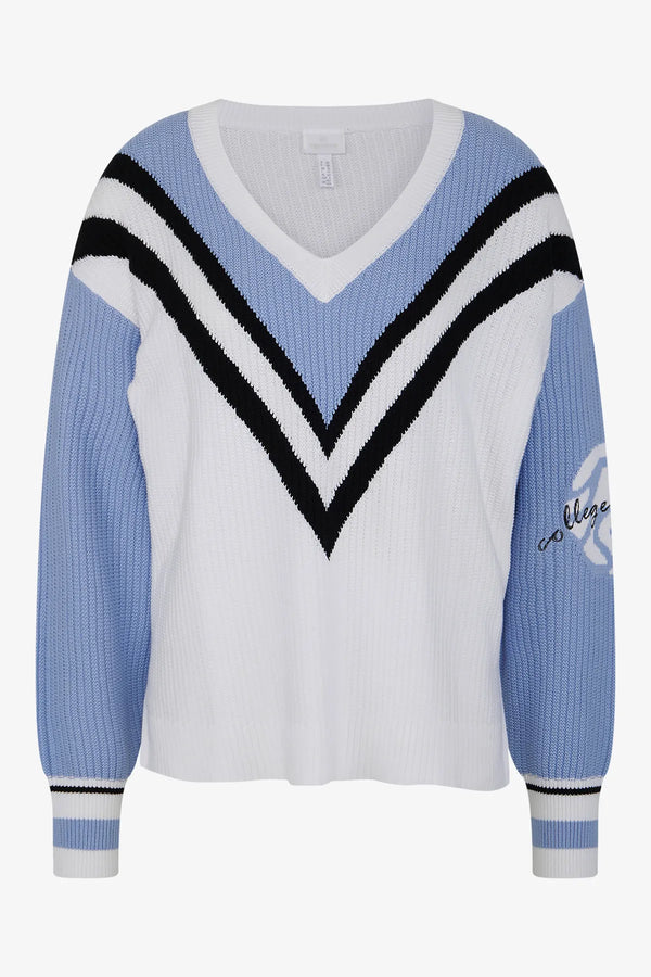 Pullover mit V-Ausschnitt 01