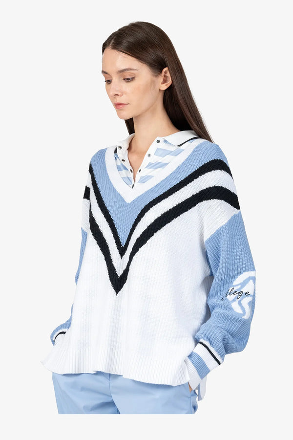 Pullover mit V-Ausschnitt 05