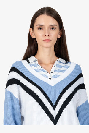 Pullover mit V-Ausschnitt 07