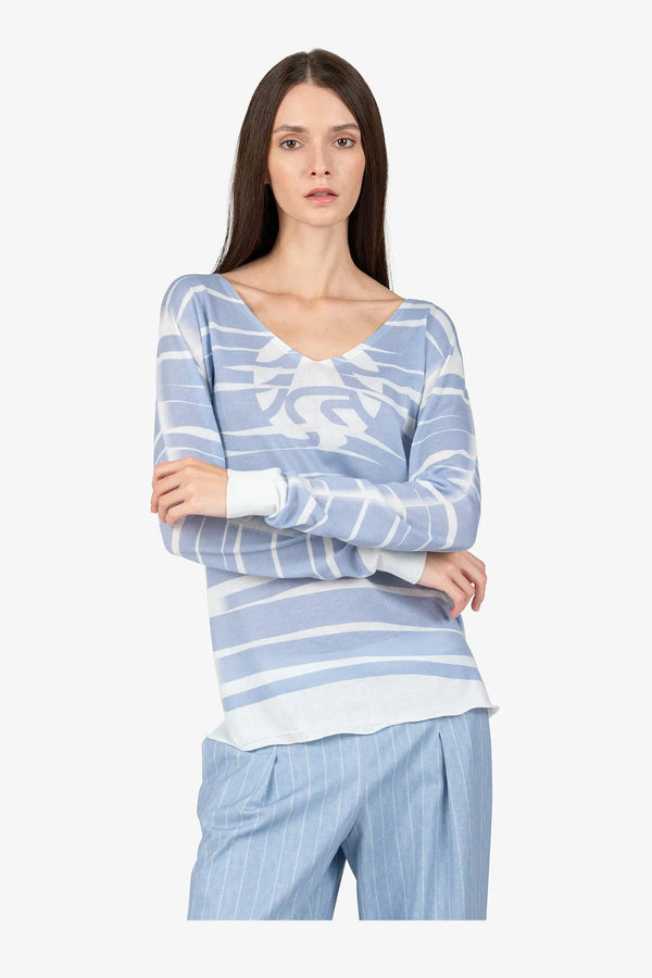 Pullover mit V-Ausschnitt 05