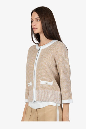 Strickjacke mit Stehkragen 05