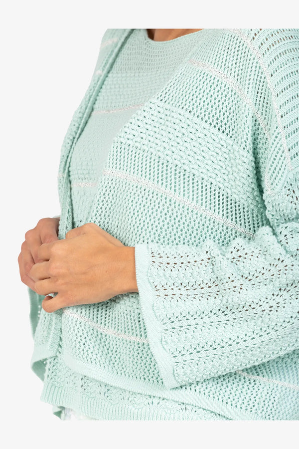 Strickjacke mit V-Ausschnitt 06