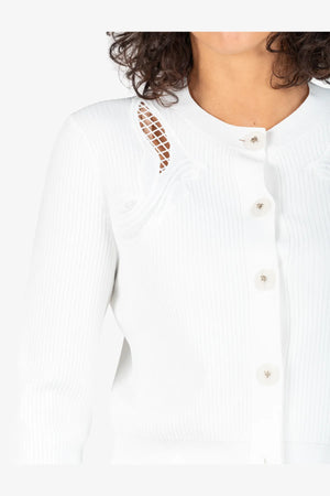 Strickjacke mit Rundhalsausschnitt 06