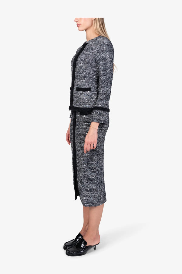 Strickjacke aus hochwertigem Materialmix 04