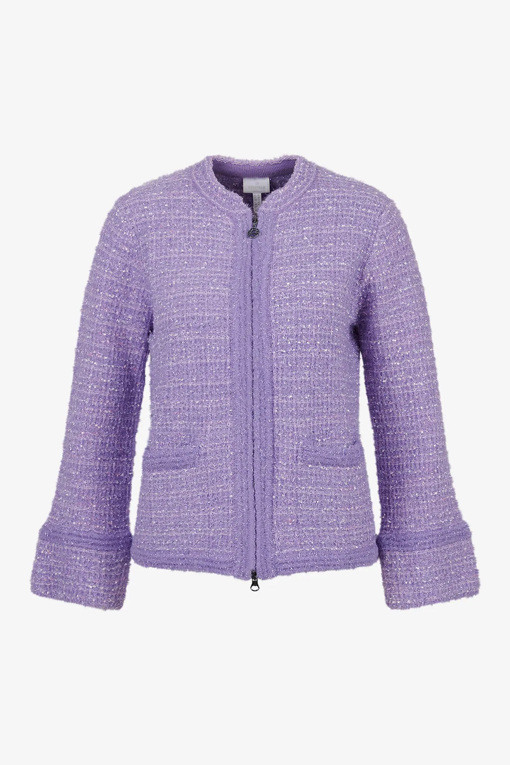 Strickjacke aus hochwertigem Materialmix 01