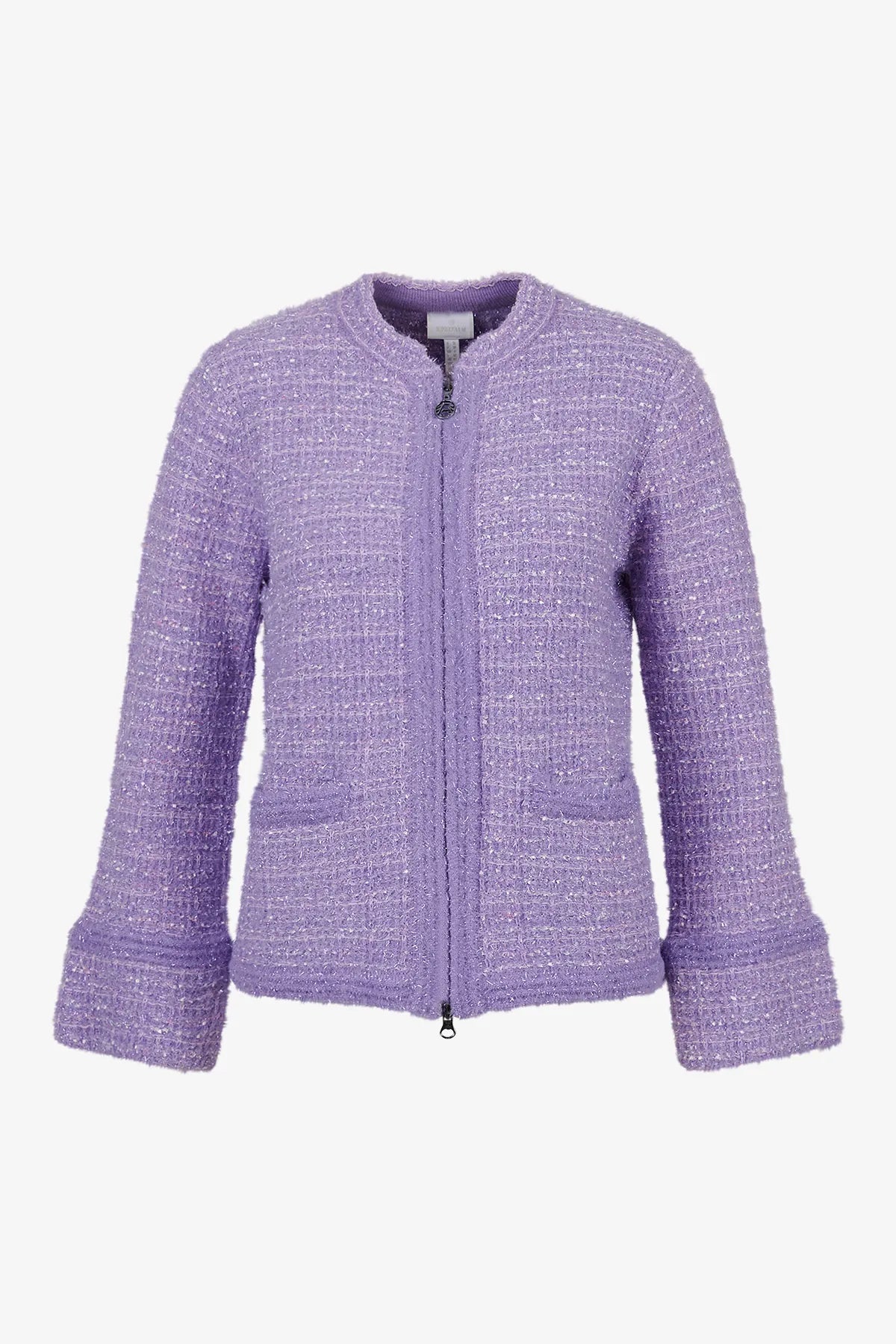 Strickjacke aus hochwertigem Materialmix 01