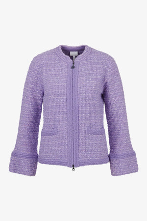 Strickjacke aus hochwertigem Materialmix 01