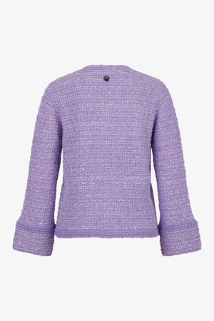 Strickjacke aus hochwertigem Materialmix 02