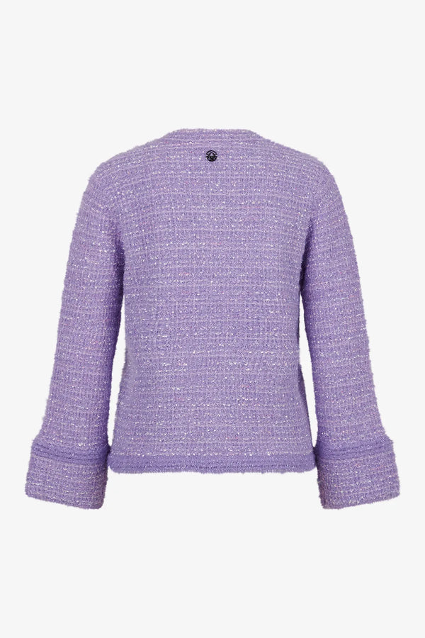 Strickjacke aus hochwertigem Materialmix 02