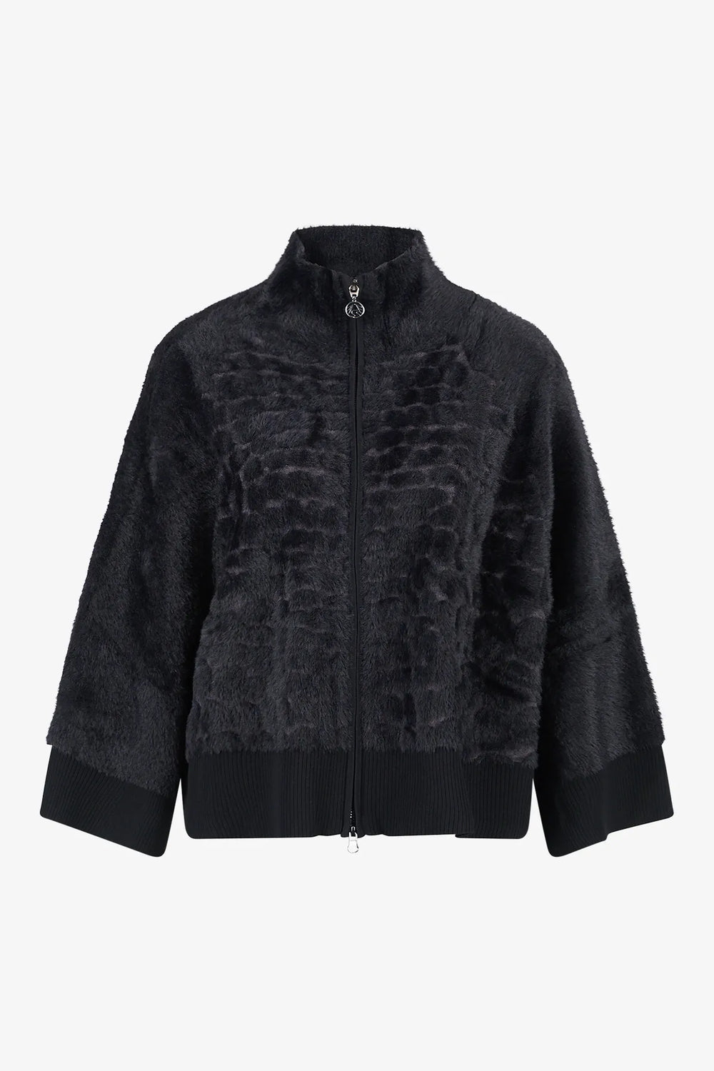 Strickjacke in Felloptik 01